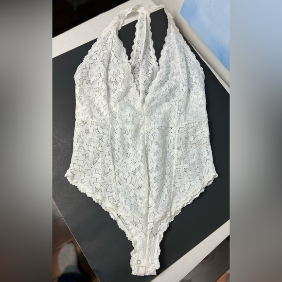Free People bodysuit white size Large - Picture 5 of 10